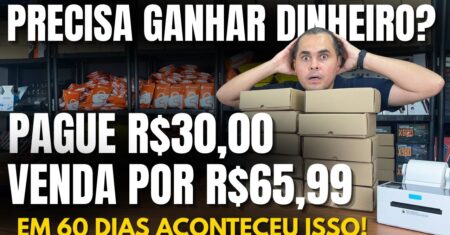 (Pague R$30,00 e venda por R$65,99) Renda Extra Realista usando a Shopee para trabalhar em casa