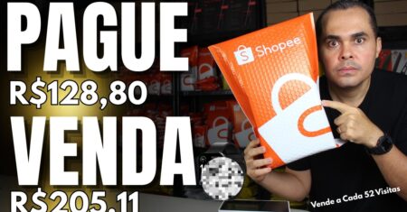Como comprar por R$128,80 e vender por R$205,11 no MercadoLivre e Shopee O JEITO CERTO EM 2026