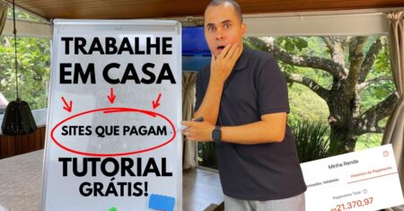 (um me pagou R$21.370,97) 3 sites que pagam renda extra de verdade trabalhando de 3 formas REALISTAS