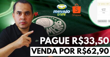 (4 fornecedores) Compre por R$33,50 e venda por R$62,90 na Shopee e Mercado Livre revenda calçados