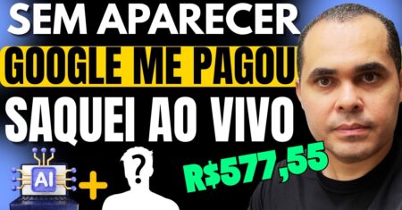 (saquei em dólar ao vivo) Como ganhar dinheiro com o Google do jeito certo sem aparecer