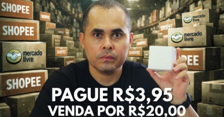 Pague R$3,95 e venda por R$20,00 na Shopee e Mercado Livre criando um negócio próprio em casa