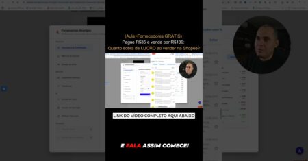 Aula+Fornecedores GRÁTIS:Comprar por R$35 e vender a R$139 Quanto sobra de LUCRO ao vender na Shopee