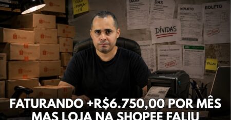 Faliu a loja na Shopee mesmo faturando +R$6.750,00 por mês | Loja na Shopee vale a pena?