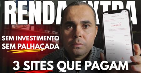 (o terceiro me pagou R$958,81) 3 Sites para trabalhar em casa nas horas vagas sem investir dinheiro