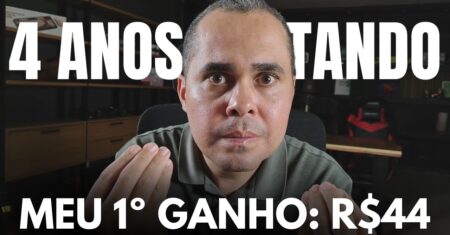 (e você quer em 7 dias) 4 anos tentando: Meu primeiro ganho pela internet foi de R$44 VALE A PENA?
