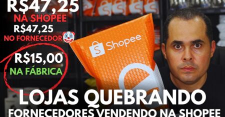 Lojas quebrando:Produto de R$47 na Shopee custa R$15 na fábrica e fornecedor vendendo na Shopee