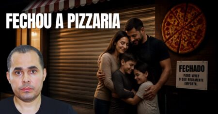 Menos de R$ 100 mil investidos e ele fechou a pizzaria para ficar mais tempo com a família