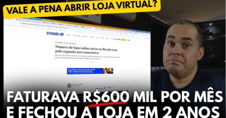 (ela ganhava R$600 Mil por mês e quebrou)Compensa abrir loja virtual? NuvemShop Shopify loja de R$37