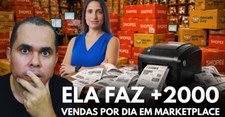 Mulher faz +2.000 VENDAS POR DIA em Marketplace! Shopee e Mercado Livre! Compensa vender na Shopee?
