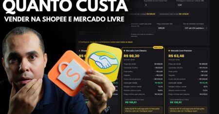 Quanto custa vender na Shopee em 2026? Calculadora do Vendedor Shopee e Mercado Livre
