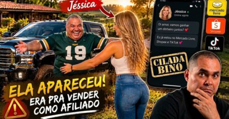 ELA APARECEU! Homem Cai em Golpe de Perfil de IA que vendia como Afiliado TikTok Shop e MercadoLivre