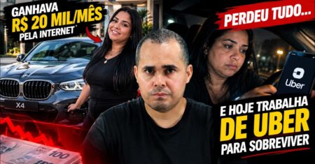 GANHAVA R$ 20 MIL/MÊS PELA INTERNET… HOJE TRABALHA DE UBER | REACT