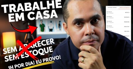 Trabalho Home Office Noturno:Sem investimento e sem aparecer trabalhando 1h por dia SEM EXPERIÊNCIA