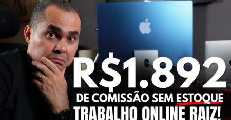 (TRABALHO ONLINE RAIZ) Esse Vídeo Pode Me Pagar R$1.892 por Venda: Te Ensino a Fazer Igual